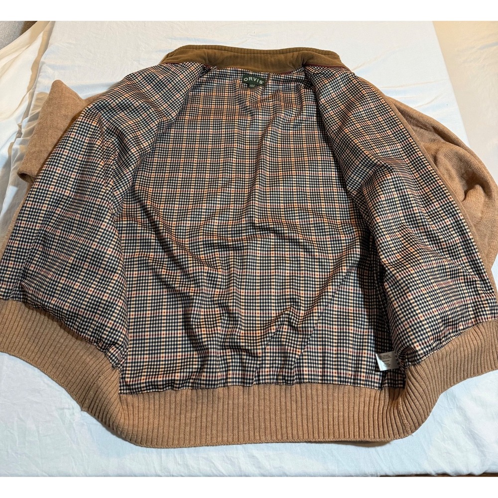 Orvis Men's Full-Zip Knit Jacket Size Large - Picture 3 of 5